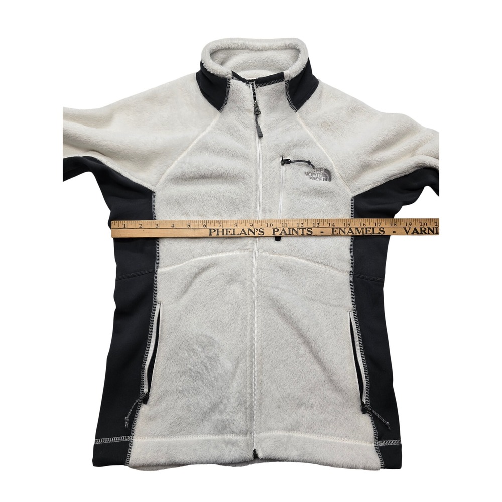 The North Face Summit Series Polartec Fleece Jacket Cream Black Womens Medium M - Picture 8 of 10